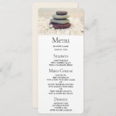 Meditative Cairn für Gesteinsteine Einladung (Vorne/Hinten)