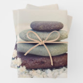 Meditative Cairn für Gesteinsteine Geschenkpapier Set (Beispiel)