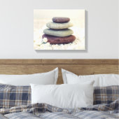 Meditative Cairn für Gesteinsteine Leinwanddruck (Insitu (Schlafzimmer))