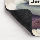 Meditative Cairn für Gesteinsteine Mousepad (Ecke)