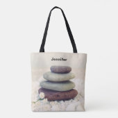 Meditative Cairn für Gesteinsteine Tasche (Rückseite)