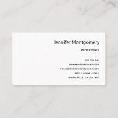 Meditative Cairn für Gesteinsteine Visitenkarte (Rückseite)