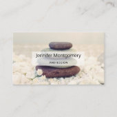 Meditative Cairn für Gesteinsteine Visitenkarte (Vorderseite)