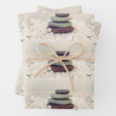Meditative Cairn-Muster für Stacks Geschenkpapier Set (Beispiel)