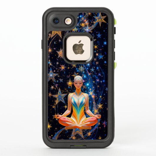 Meditative Frau - Fall für das iPhone von Mystical (Rückseite)