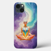 Meditative Frauen und weiche Pastelenergie Case-Mate iPhone Hülle (Rückseite)