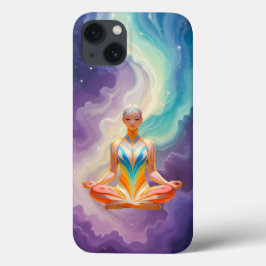 Meditative Frauen und weiche Pastelenergie Case-Mate iPhone Hülle