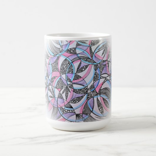 Meditative Kreise Kaffeetasse (Mittel)