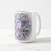 Meditative Kreise Kaffeetasse (VorderseiteRechts)