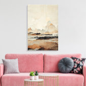 Meditative Landschaftsmalerei "The Blight Earth". Leinwanddruck (Insitu (Wohnzimmer))