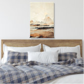 Meditative Landschaftsmalerei "The Blight Earth". Leinwanddruck (Insitu (Schlafzimmer))