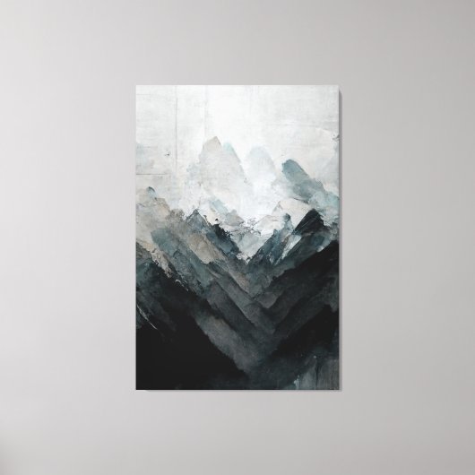 Meditative Landschaftsmalerei "Tranquil Cay". Dose Leinwanddruck (Vorderseite)