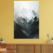 Meditative Landschaftsmalerei "Tranquil Cay". Dose Leinwanddruck (Insitu (Wohnzimmer))