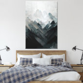 Meditative Landschaftsmalerei "Tranquil Cay". Dose Leinwanddruck (Insitu (Schlafzimmer))