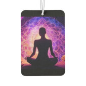 Meditative Mandala Autolufterfrischer (Rückseite)
