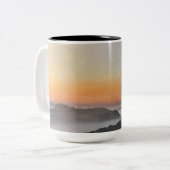 Meditative Morning Mug Zweifarbige Tasse (Vorderseite Links)