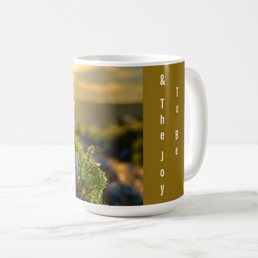 Meditative Uplift-Coffee-Tasse Kaffeetasse (VorderseiteRechts)