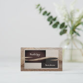 Meditative Visitenkarte für Yogi-Profis (Stehend Vorderseite)