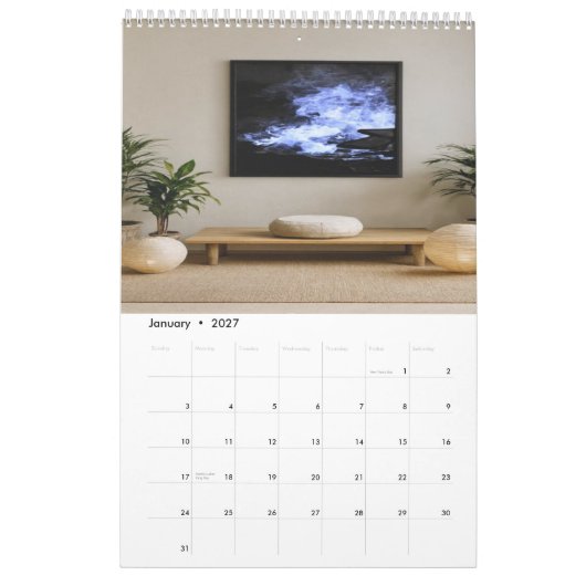 Meditativer Kunstkalender Kalender (Jan 2027)