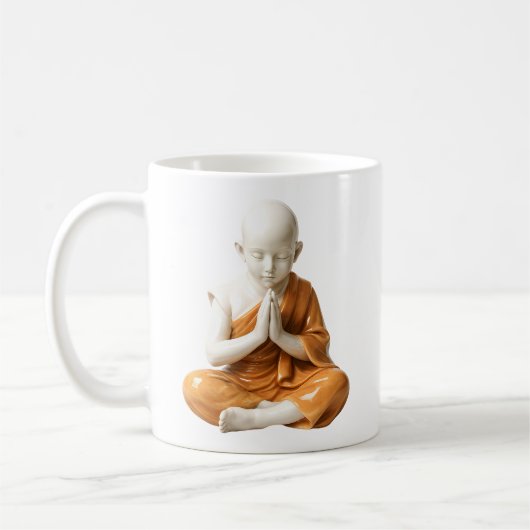 Meditatives tibetisches Kind Kaffeetasse (Links)