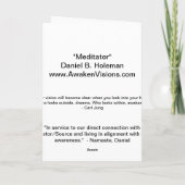 Meditator Karte (Rückseite)