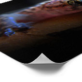 Mediteran Gecko Lizard Poster (Ecke)