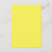 Mediteran Italien Lemon Vibrannt Wedding Details Begleitkarte (Rückseite)