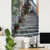 Mediterane Architektur Poster (Heimbüro)