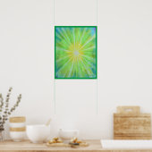 MEDITERPOSTER "HEALING" FRIEDLICHE KONTEMPLATION POSTER (Küche)