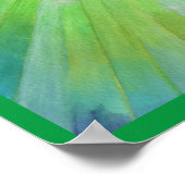 MEDITERPOSTER "HEALING" FRIEDLICHE KONTEMPLATION POSTER (Ecke)