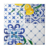 Mediterran, Amalfi-Stil, einfache Plätze        Fliese (Vorderseite)