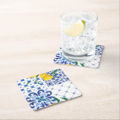 Mediterran, Amalfi-Stil, einfache Plätze Rechteckiger Pappuntersetzer (Vor Ort)