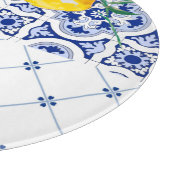 Mediterran, Amalfi-Stil, einfache Plätze Schneidebrett (Ecke)