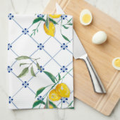 Mediterran, Amalfi-Stil, einfache         PlätzeC Geschirrtuch (Viertel Falte)