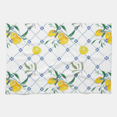 Mediterran, Amalfi-Stil, einfache         PlätzeC Geschirrtuch (Horizontal)