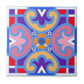 mediterran, farbenfroh fliese (Vorderseite)