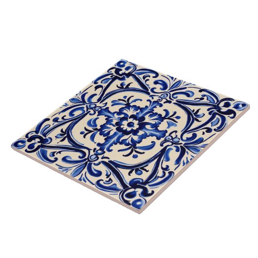 Mediterrane Abstrakte Folklore Fliese (Seite)