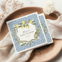 Mediterrane Amalfi Capri Babydusche Serviette