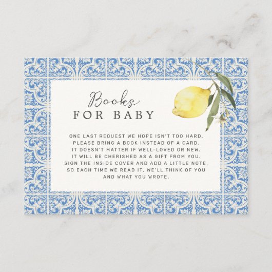 Mediterrane Amalfiküstenbücher für Kinder Begleitkarte (Vorderseite)