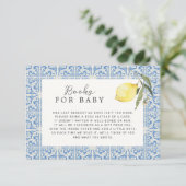 Mediterrane Amalfiküstenbücher für Kinder Begleitkarte (Stehend Vorderseite)