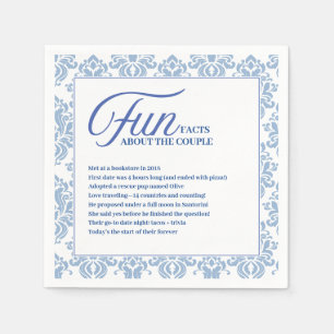 Mediterrane Blauer Fleck - Hochzeit Serviette