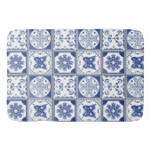 Mediterrane Blume Badematte (Vorderseite)