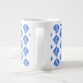 Mediterrane Blume Jumbo-Tasse (Rückseite)