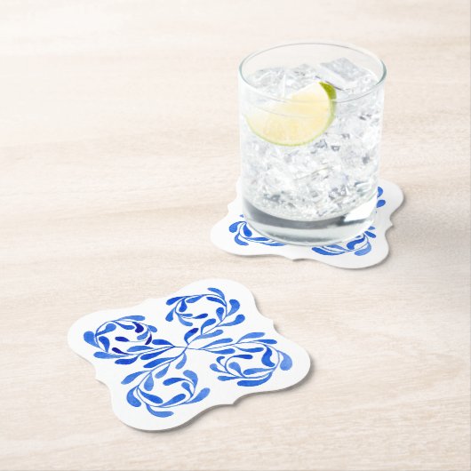 Mediterrane Blume Untersetzer (Vor Ort)