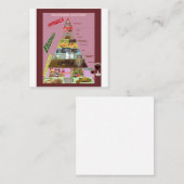 Mediterrane Ernährung Begleitkarte (Vorne/Hinten)