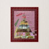 Mediterrane Ernährung Puzzle (Vertikal)