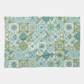 mediterrane Farbtöne/ Azulejo-Fliesen Geschirrtuch (Horizontal)