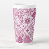 mediterrane Farbtöne/ Azulejo-Fliesen Milchtasse (Vorderseite)
