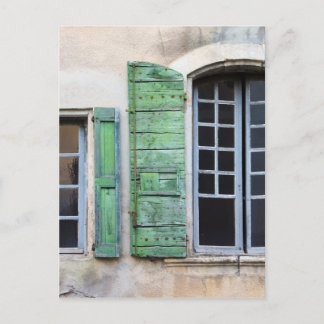 mediterrane Fenster Postkarte