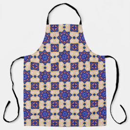 Mediterrane Fiesta - farbenfrohe Fliesenmuster Schürze